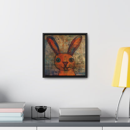 Rabbit 10, Gallery Canvas Wraps, Square Frame