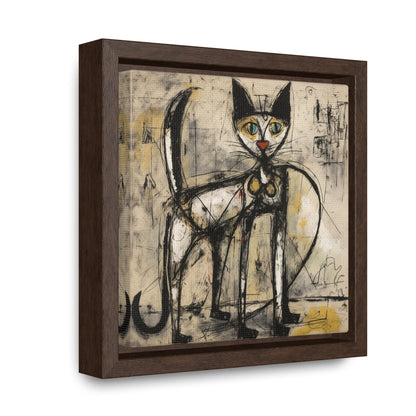 Cat 47, Gallery Canvas Wraps, Square Frame