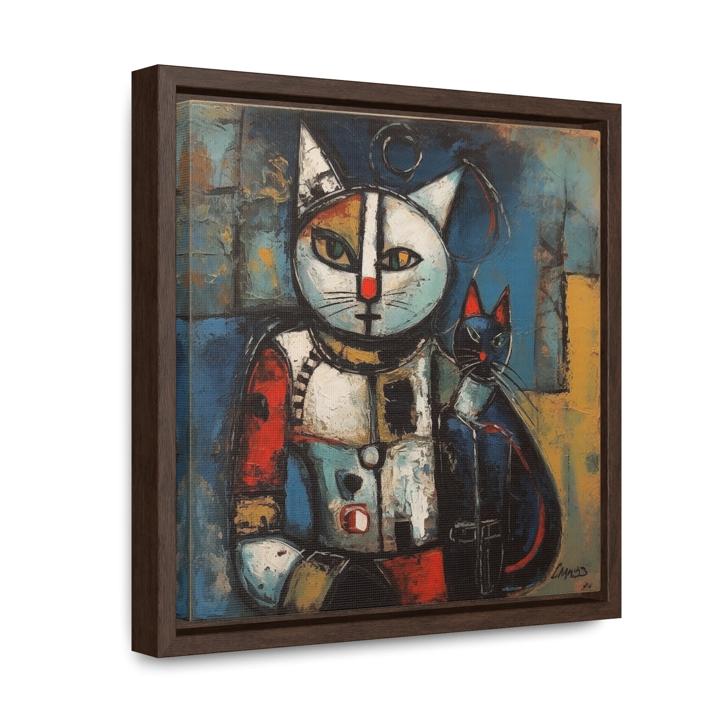 Cat 38, Gallery Canvas Wraps, Square Frame