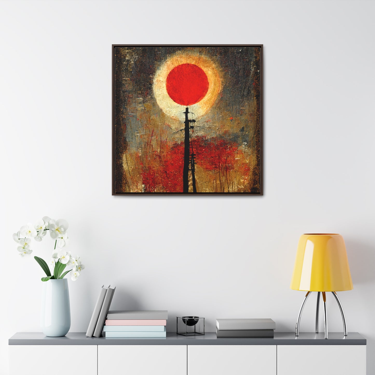 Land of the Sun 11, Valentinii, Gallery Canvas Wraps, Square Frame