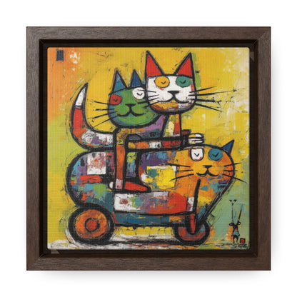 Cat 140, Gallery Canvas Wraps, Square Frame