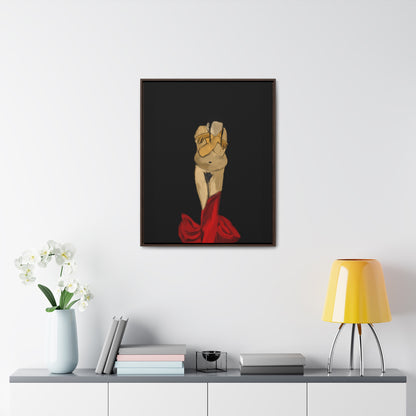 Shame, Original Eduard Pavel, Gallery Canvas Wraps, Vertical Frame