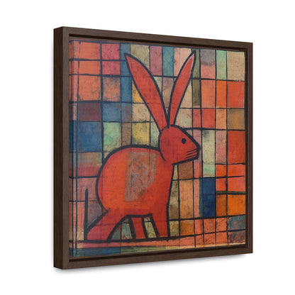 Rabbit 30, Gallery Canvas Wraps, Square Frame