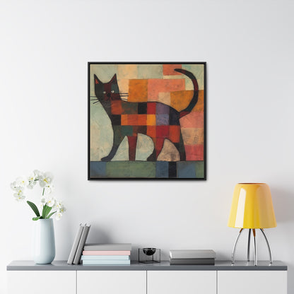 Cat 24, Gallery Canvas Wraps, Square Frame