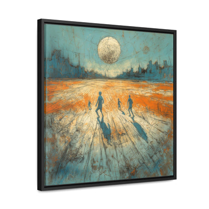Childhood 18, Gallery Canvas Wraps, Square Frame