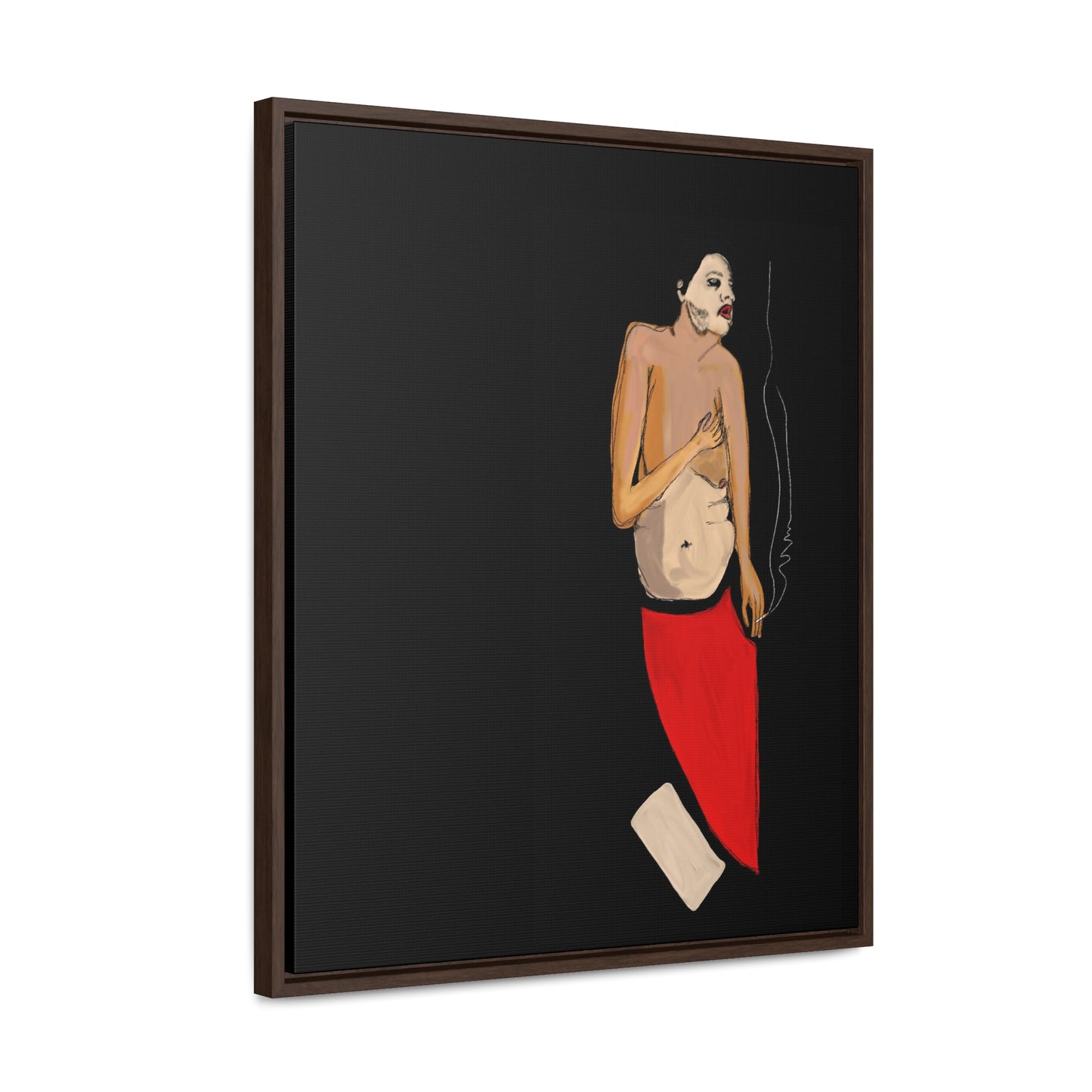 A Depressive Aladdin, Original Eduard Pavel, Gallery Canvas Wraps, Vertical Frame