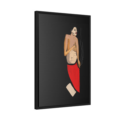 A Depressive Aladdin, Original Eduard Pavel, Gallery Canvas Wraps, Vertical Frame