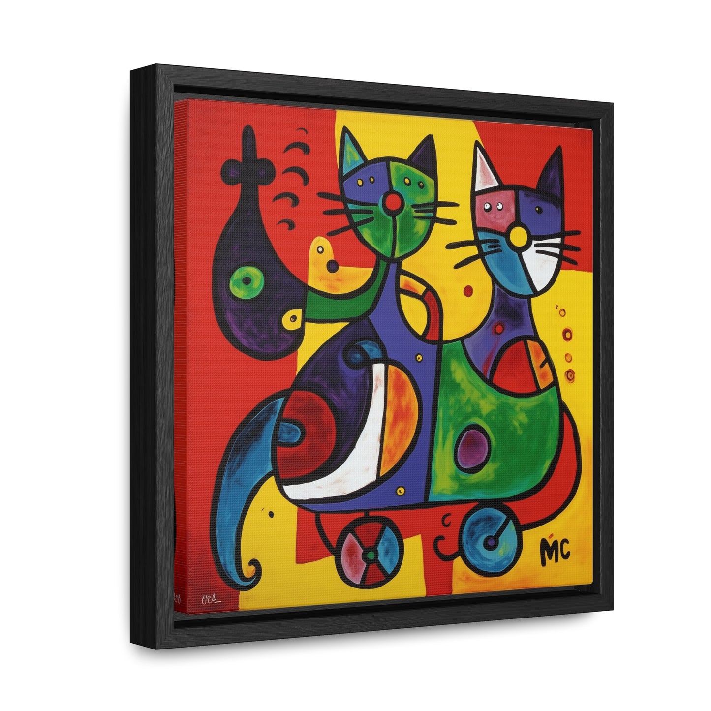 Cat 151, Gallery Canvas Wraps, Square Frame