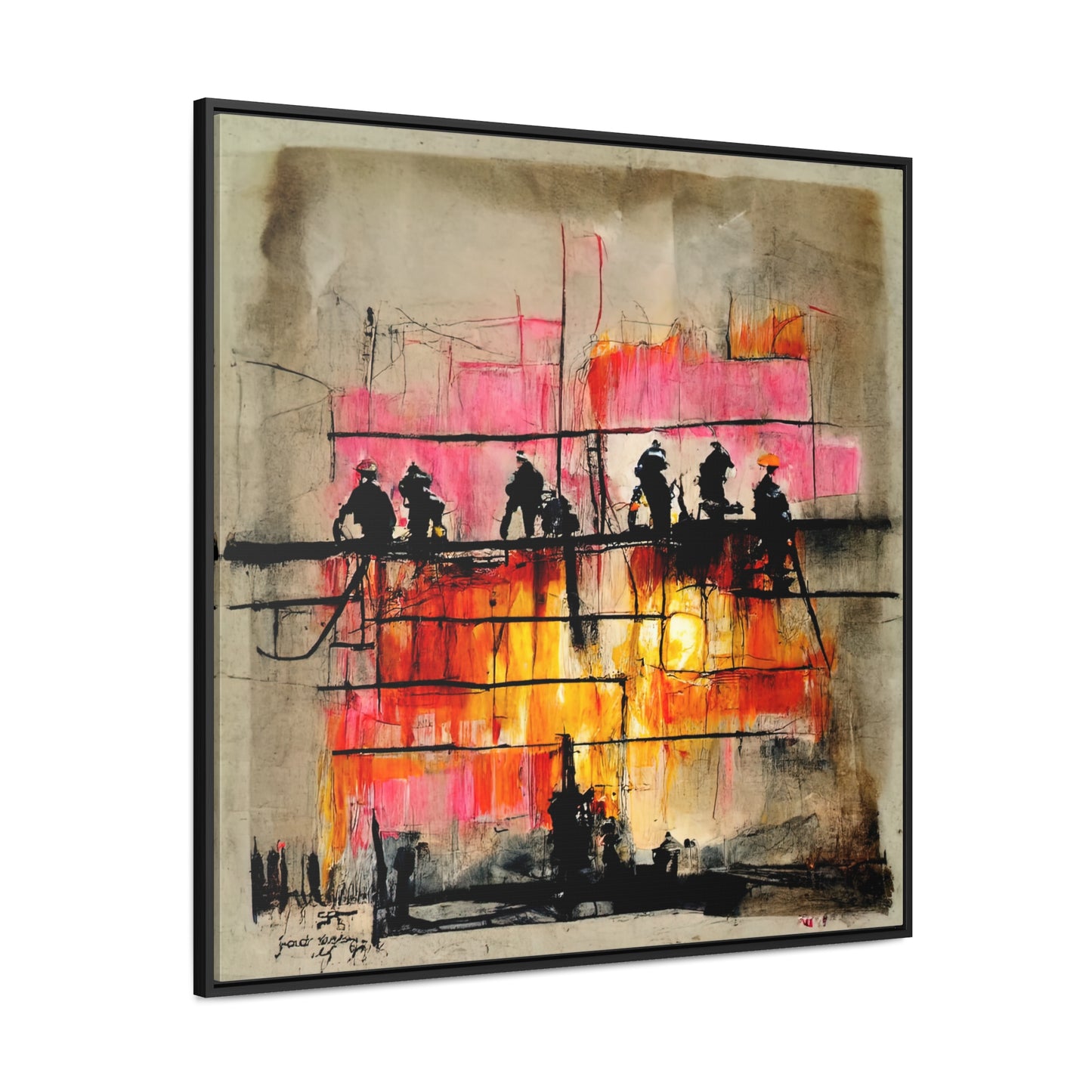 Land of the Sun 3, Valentinii, Gallery Canvas Wraps, Square Frame