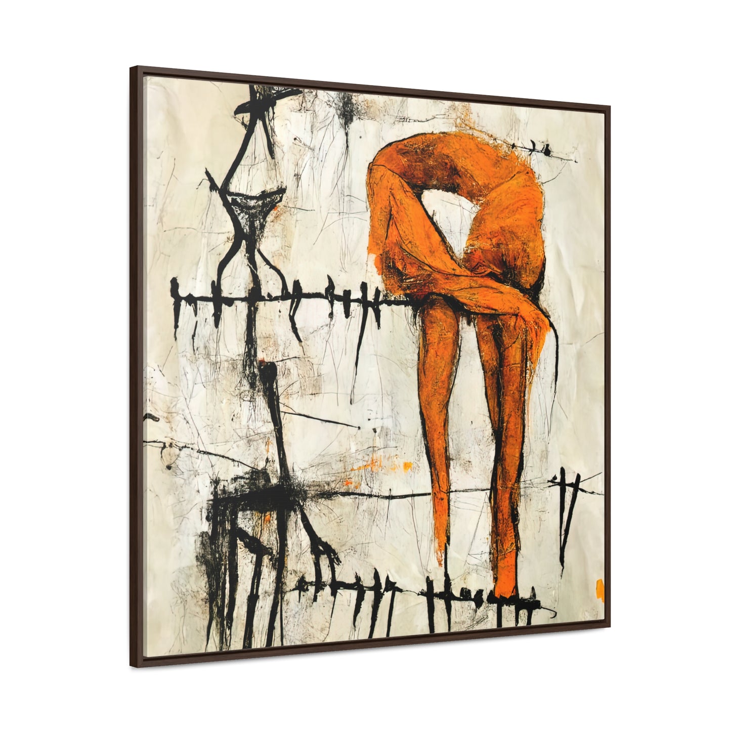 Feet and Drama 18, Valentinii, Gallery Canvas Wraps, Square Frame