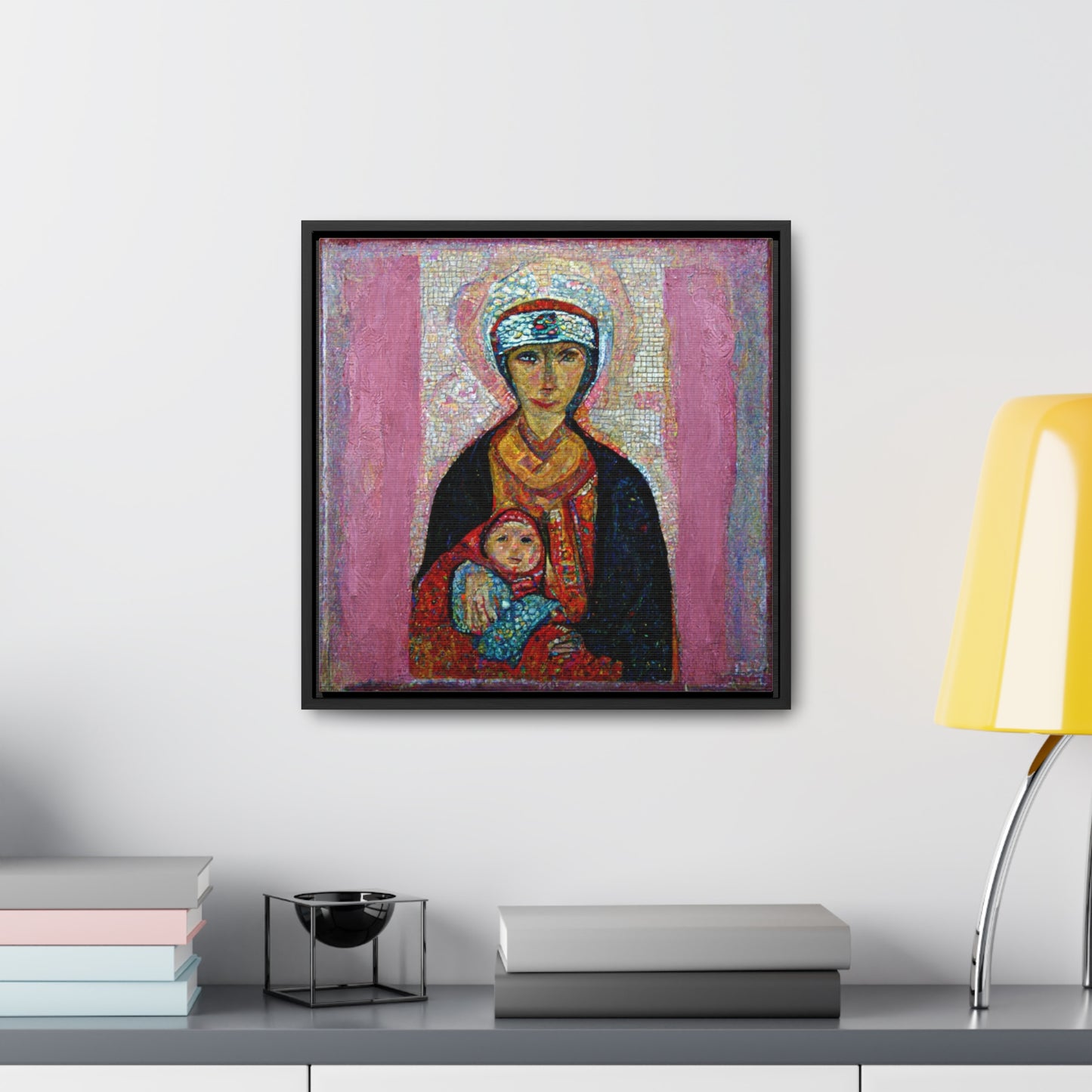 Mary and the Child 23, Valentinii, Gallery Canvas Wraps, Square Frame