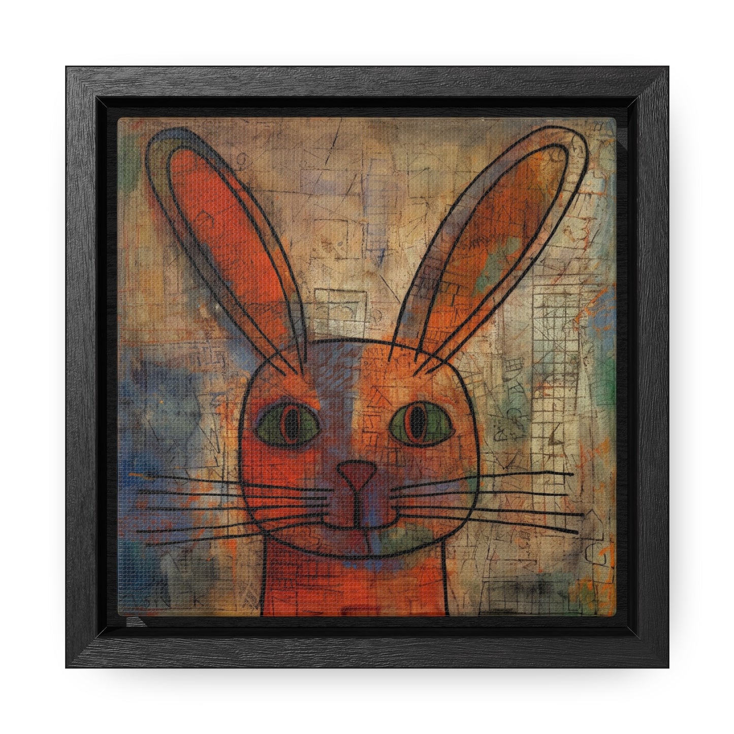 Rabbit 2, Gallery Canvas Wraps, Square Frame