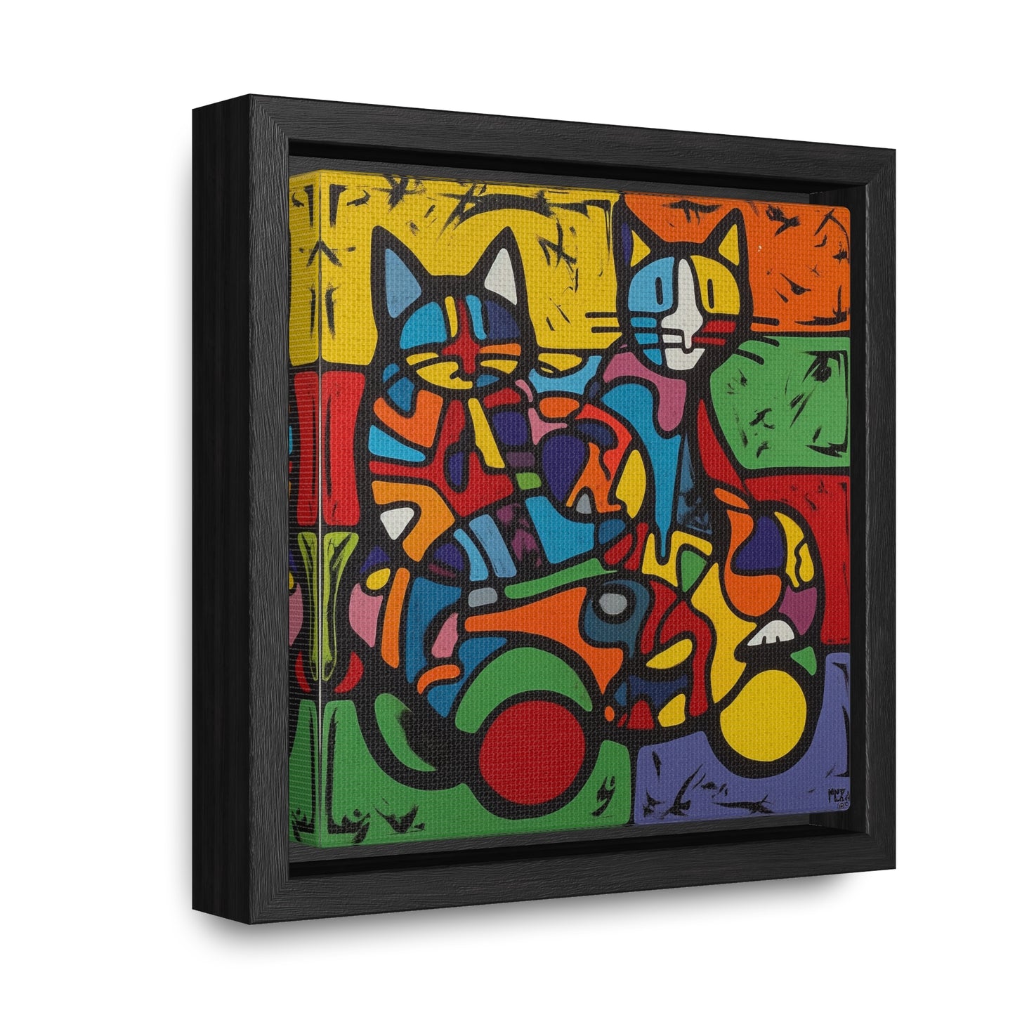 Cat 145, Gallery Canvas Wraps, Square Frame