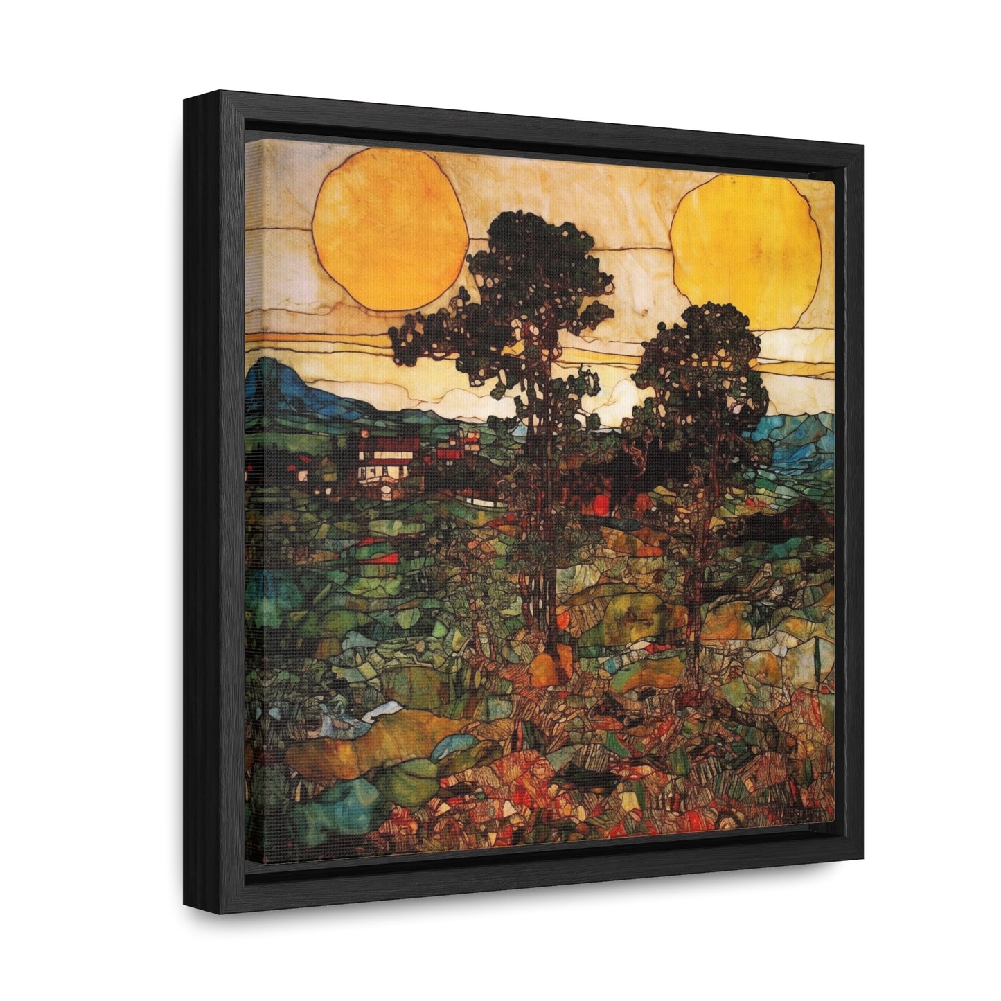 Land of the Sun 43, Valentinii, Gallery Canvas Wraps, Square Frame