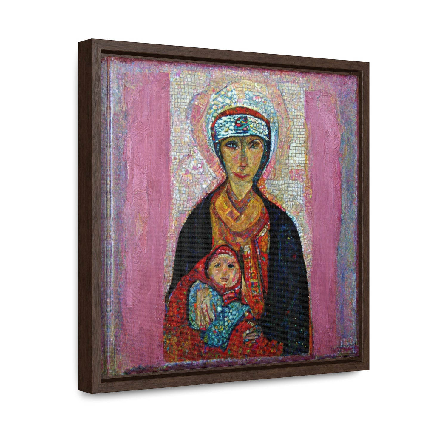 Mary and the Child 23, Valentinii, Gallery Canvas Wraps, Square Frame