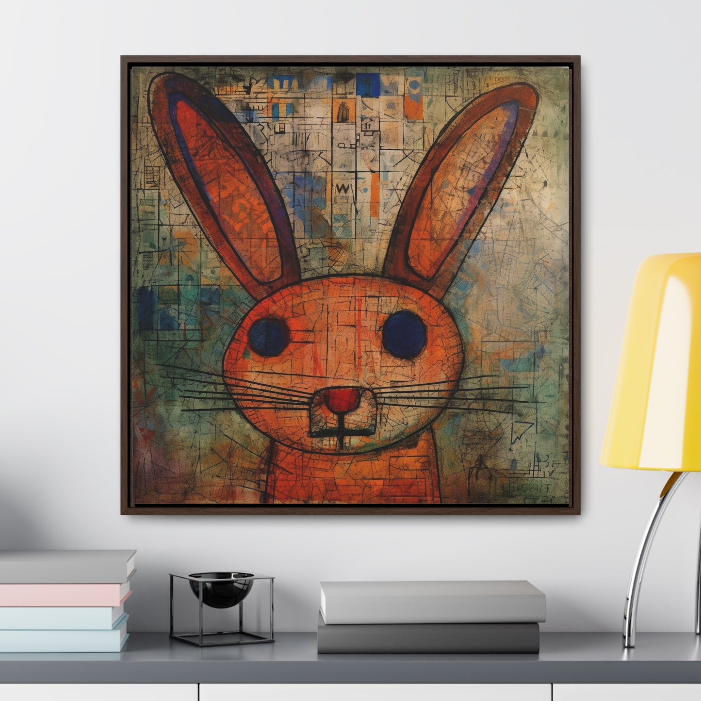 Rabbit, Gallery Canvas Wraps, Square Frame