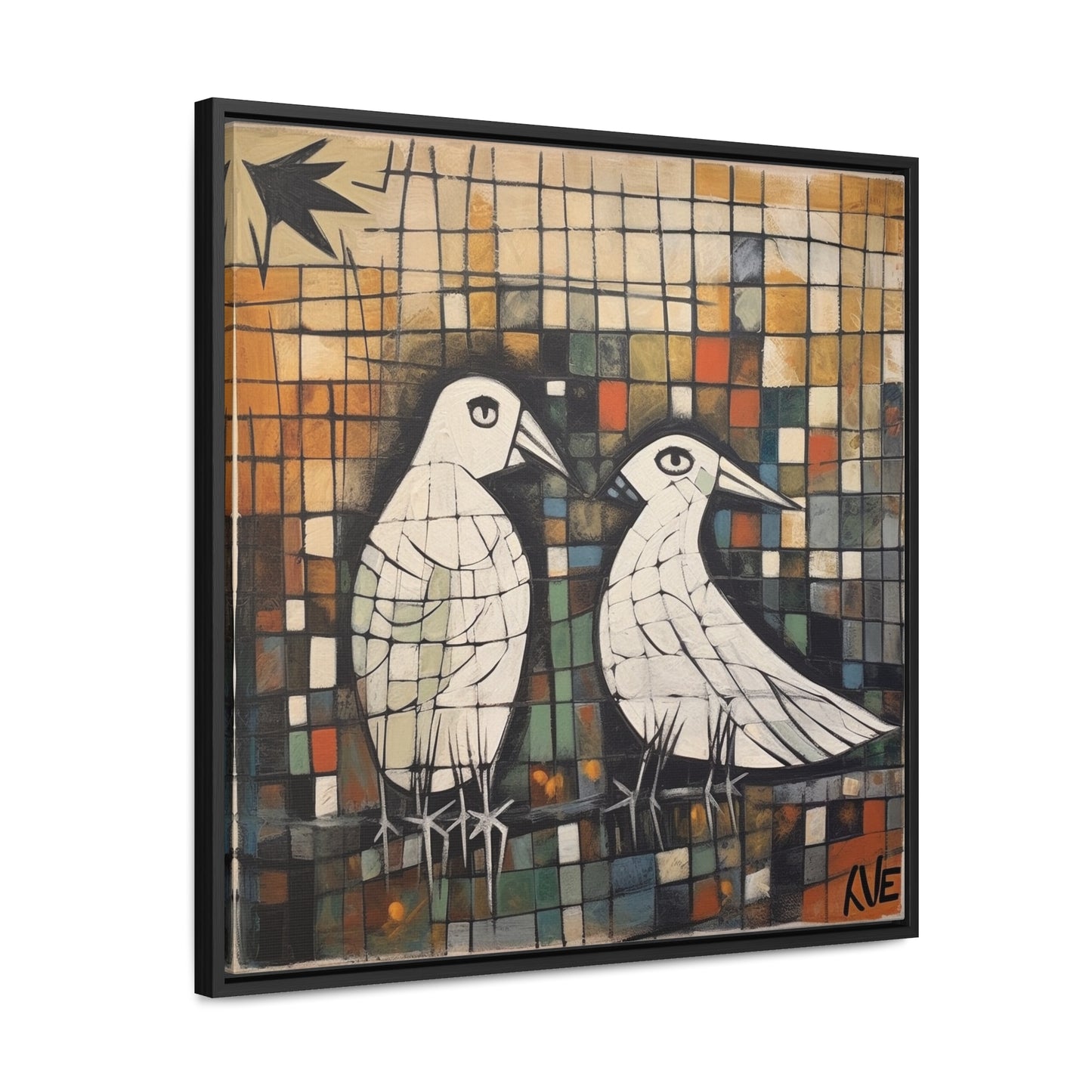 Bird 36, Gallery Canvas Wraps, Square Frame