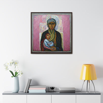 Mary and the Child 25, Valentinii, Gallery Canvas Wraps, Square Frame