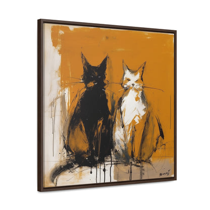 Cat 11, Gallery Canvas Wraps, Square Frame