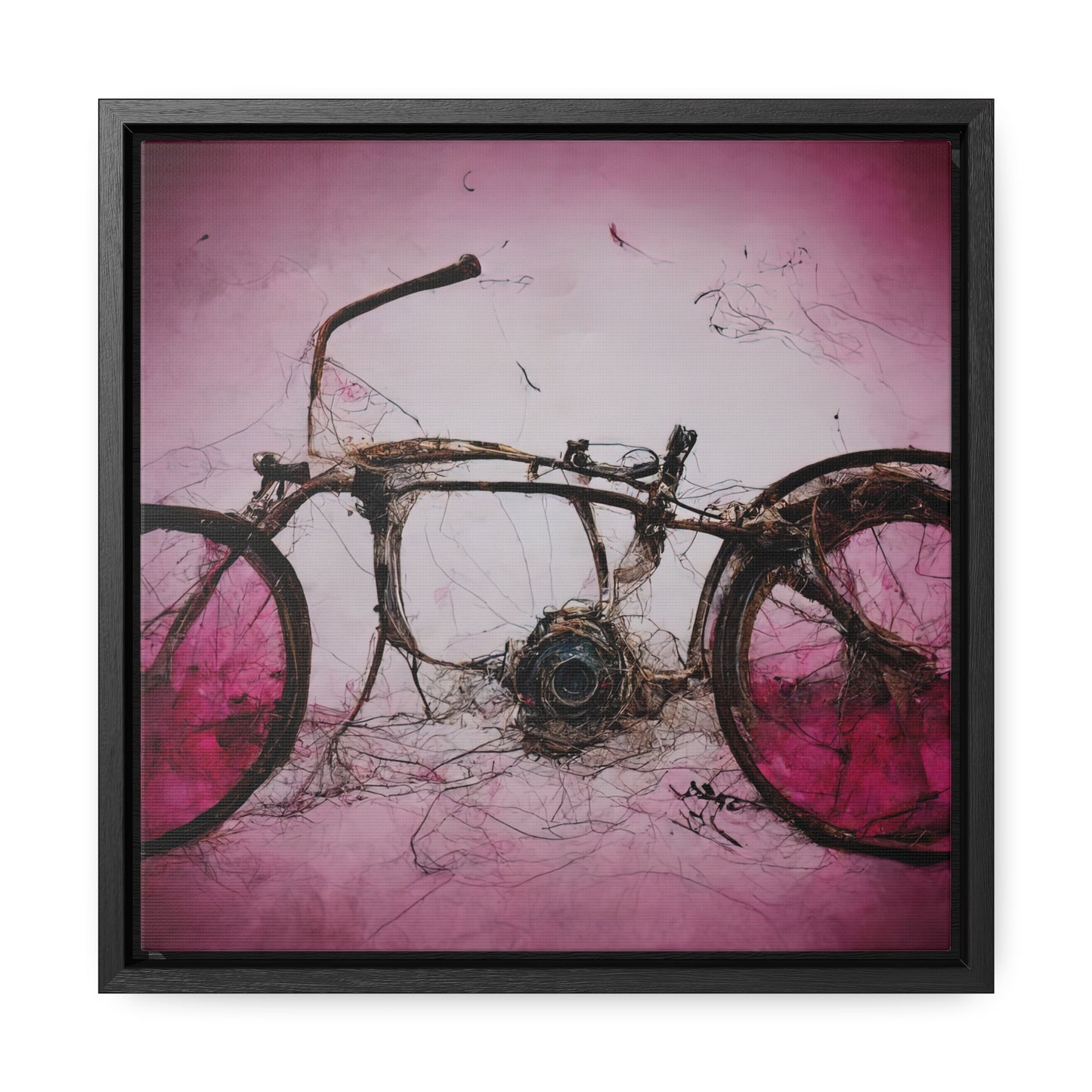 Bicycle 9, Valentinii, Gallery Canvas Wraps, Square Frame