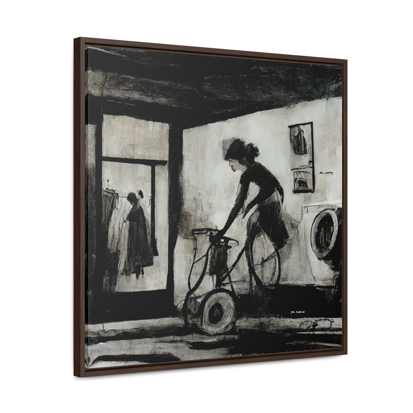 Domestic Memories 21, Valentinii, Gallery Canvas Wraps, Square Frame