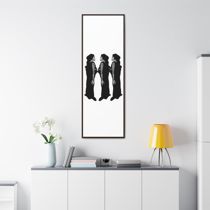 Three Women, Original Eduard Pavel, Gallery Canvas Wraps, Vertical Frame