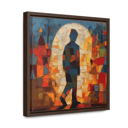 Sad Man 31, Valentinii, Gallery Canvas Wraps, Square Frame