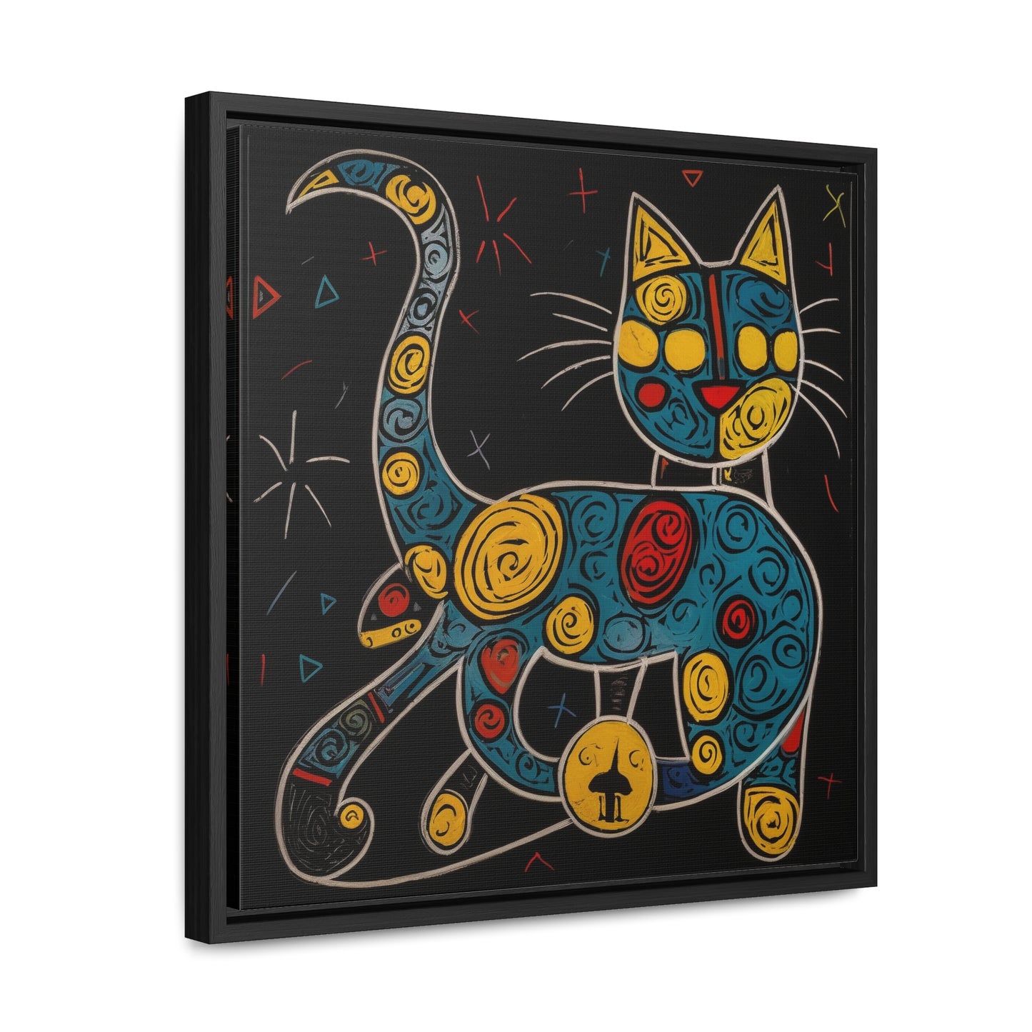 Cat 137, Gallery Canvas Wraps, Square Frame