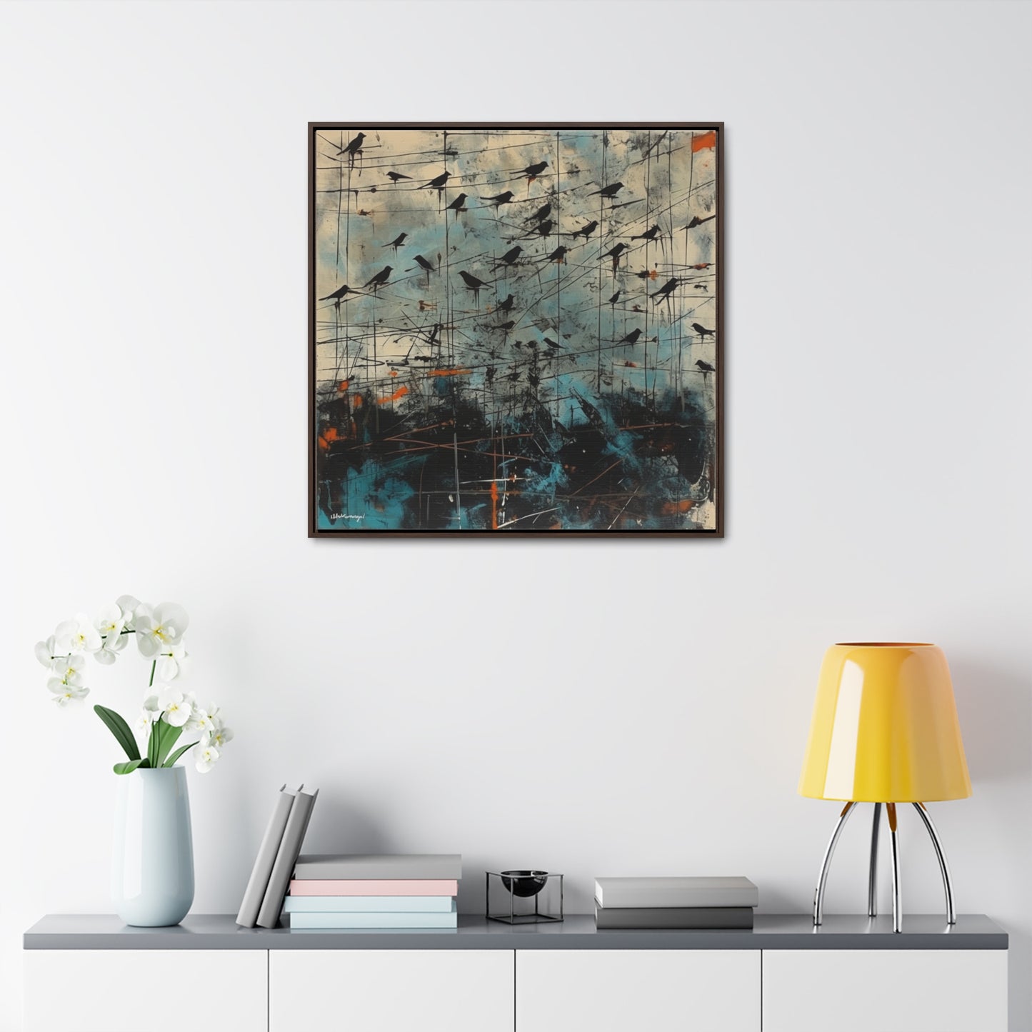 Bird 11, Gallery Canvas Wraps, Square Frame