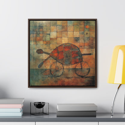 Turtle 16, Gallery Canvas Wraps, Square Frame