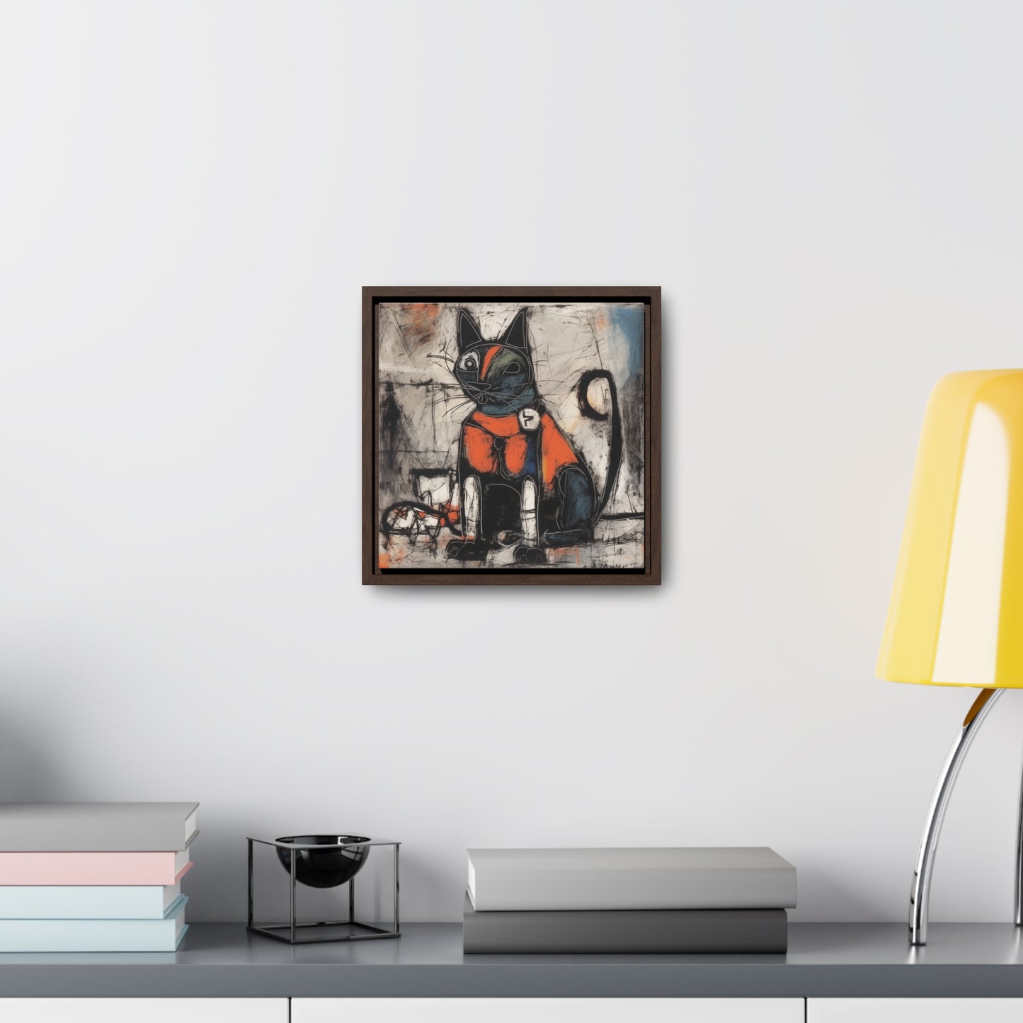 Cat 48, Gallery Canvas Wraps, Square Frame