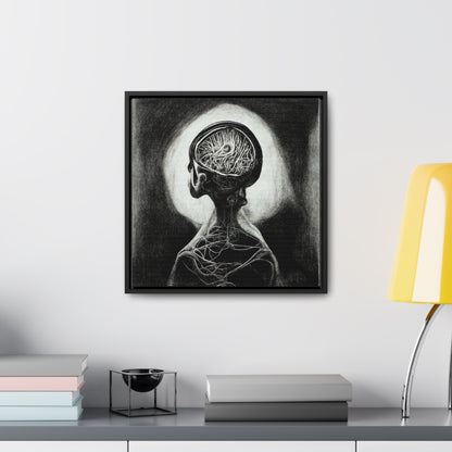 Brain 5, Valentinii, Gallery Canvas Wraps, Square Frame