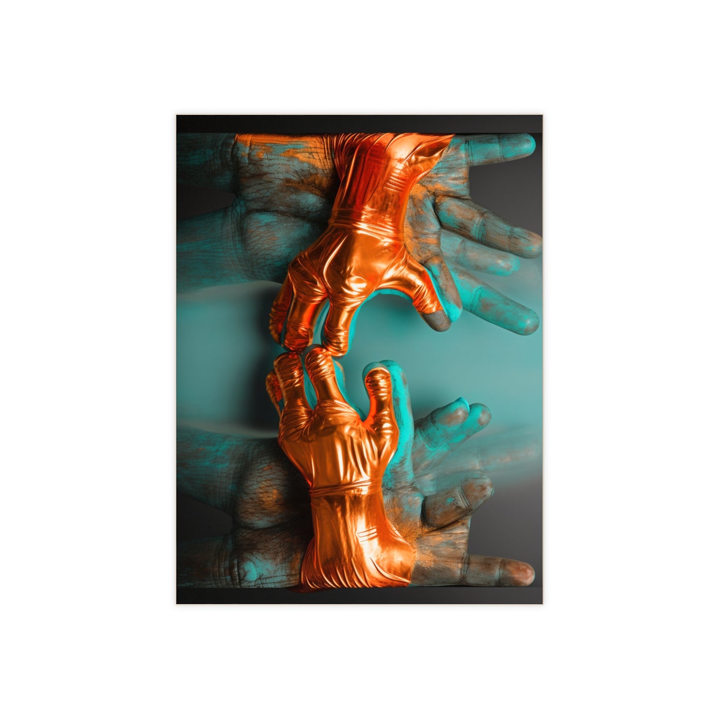 Hands 97, Ceramic Photo Tile