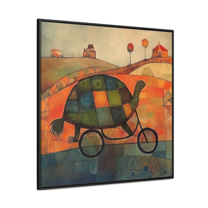 Turtle 13, Gallery Canvas Wraps, Square Frame