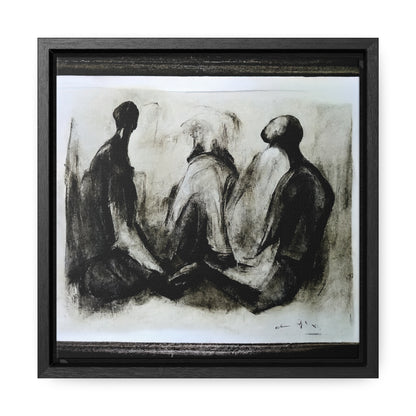 Palaeolithic Prayer 8, Valentinii, Gallery Canvas Wraps, Square Frame