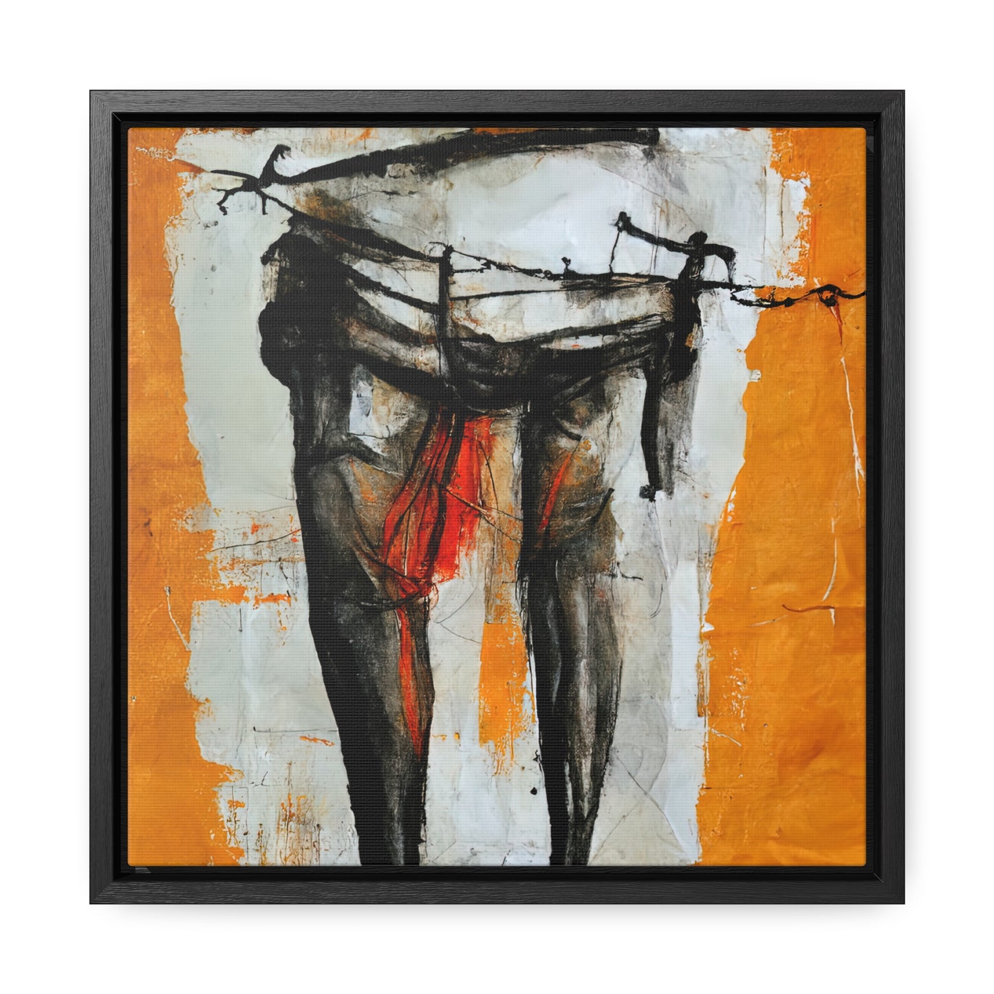 Feet and Drama 11, Valentinii, Gallery Canvas Wraps, Square Frame