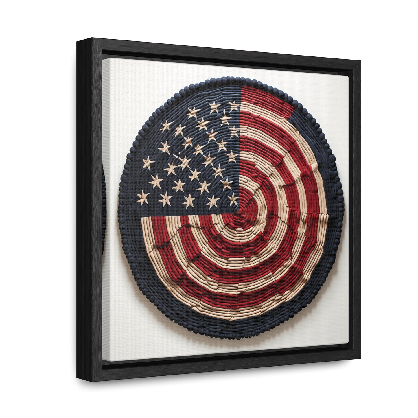 Flag 16, Gallery Canvas Wraps, Square Frame