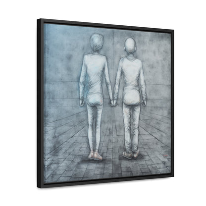 The Courage of Vulnerability 3, Valentinii, Gallery Canvas Wraps, Square Frame