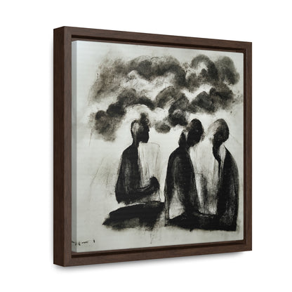 Palaeolithic Prayer 12, Valentinii, Gallery Canvas Wraps, Square Frame