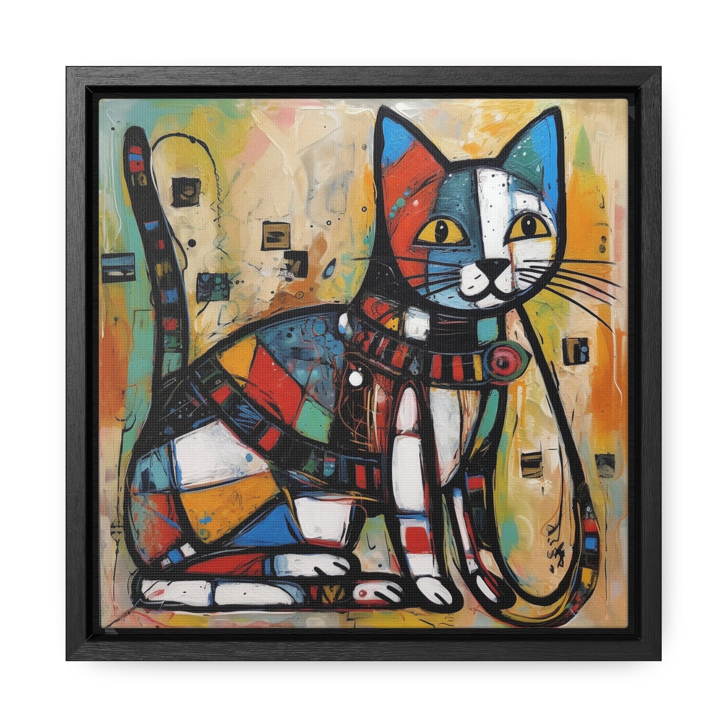 Cat 94, Gallery Canvas Wraps, Square Frame