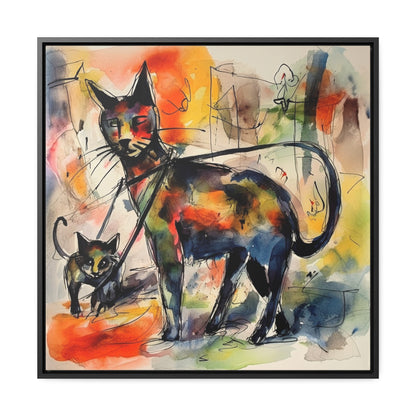 Cat 72, Gallery Canvas Wraps, Square Frame