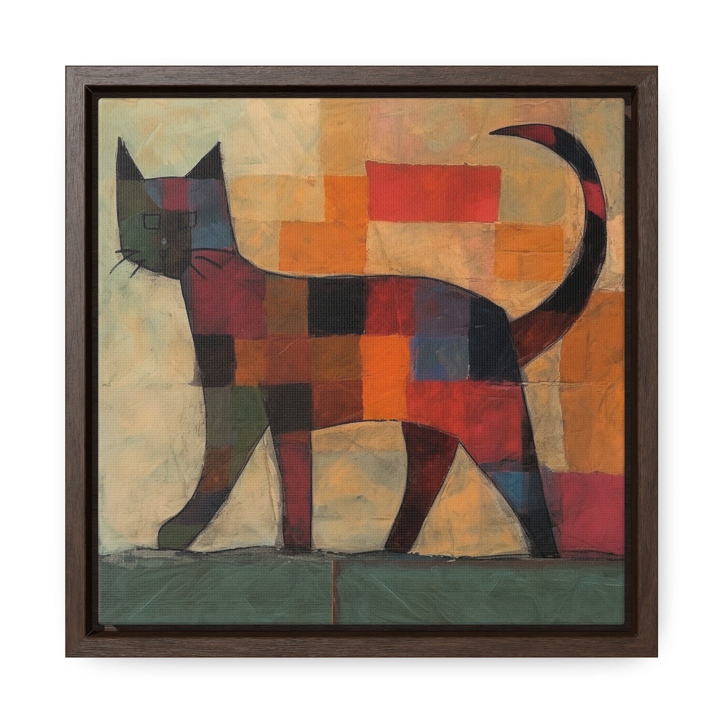 Cat 26, Gallery Canvas Wraps, Square Frame