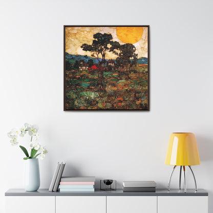 Land of the Sun 45, Valentinii, Gallery Canvas Wraps, Square Frame