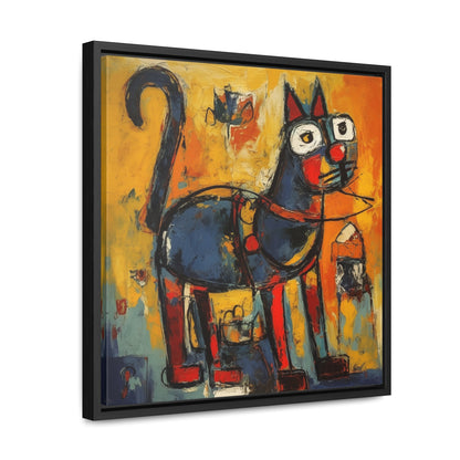 Cat 98, Gallery Canvas Wraps, Square Frame