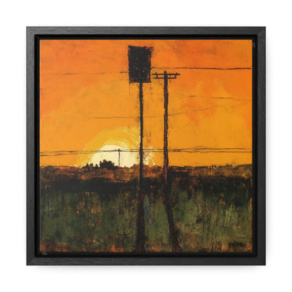 Land of the Sun 84, Valentinii, Gallery Canvas Wraps, Square Frame