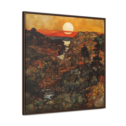 Land of the Sun 47, Valentinii, Gallery Canvas Wraps, Square Frame