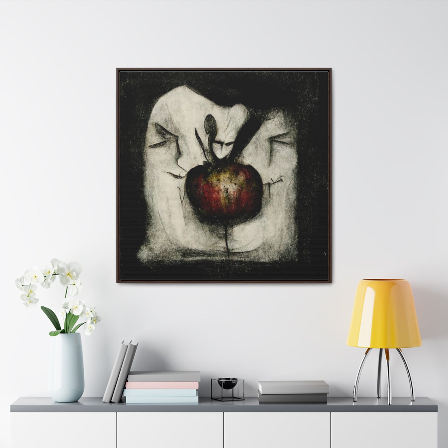 Apple 4, Valentinii, Gallery Canvas Wraps, Square Frame