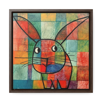 Rabbit 13, Gallery Canvas Wraps, Square Frame