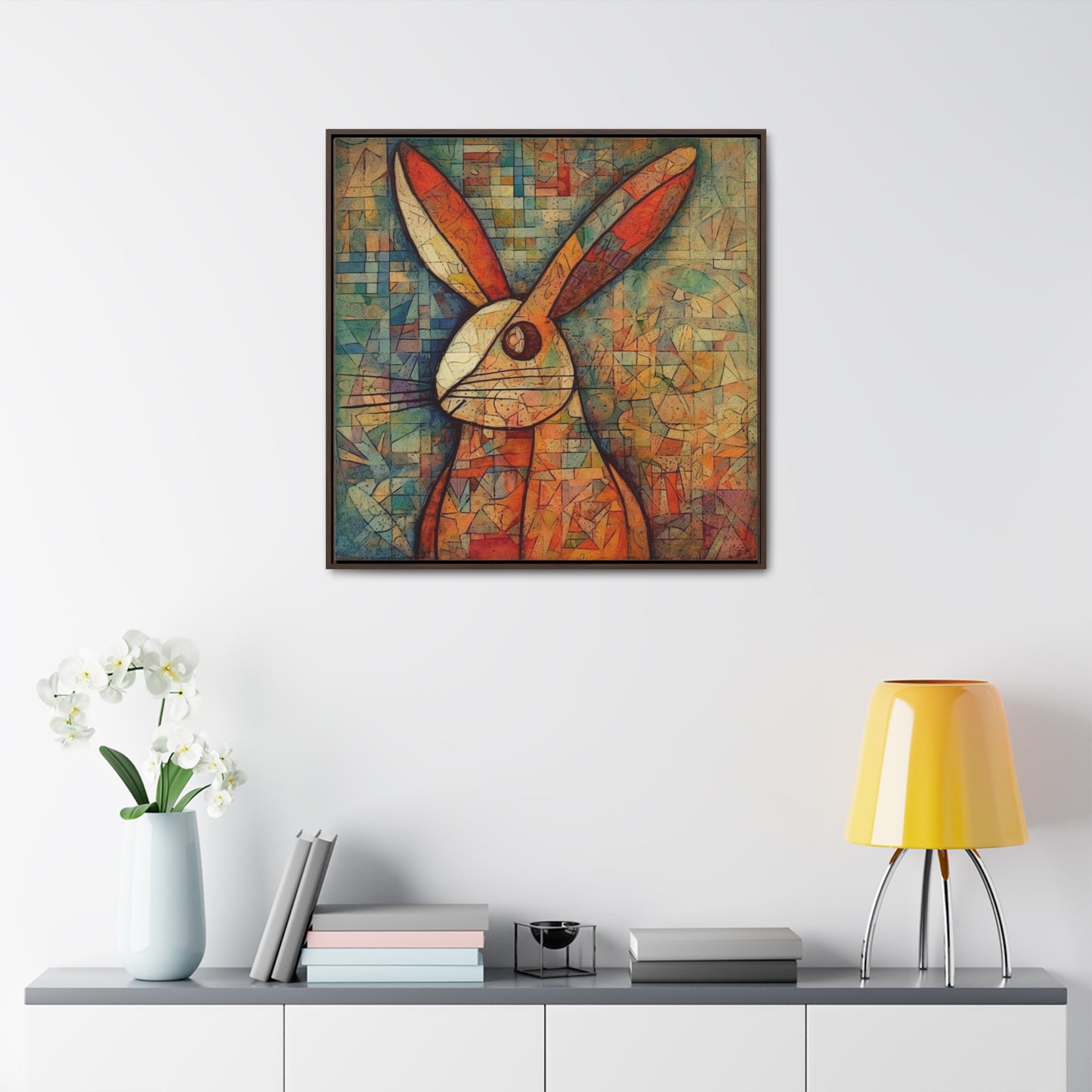 Rabbit 4, Gallery Canvas Wraps, Square Frame