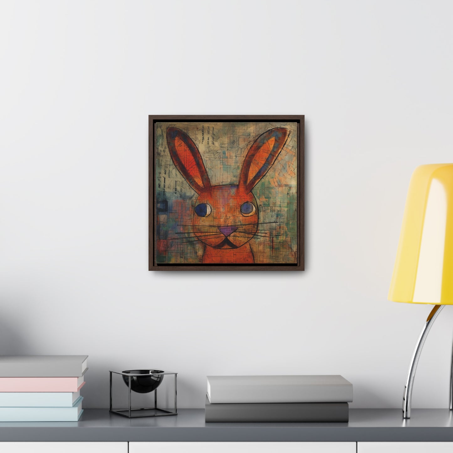 Rabbit 35, Gallery Canvas Wraps, Square Frame